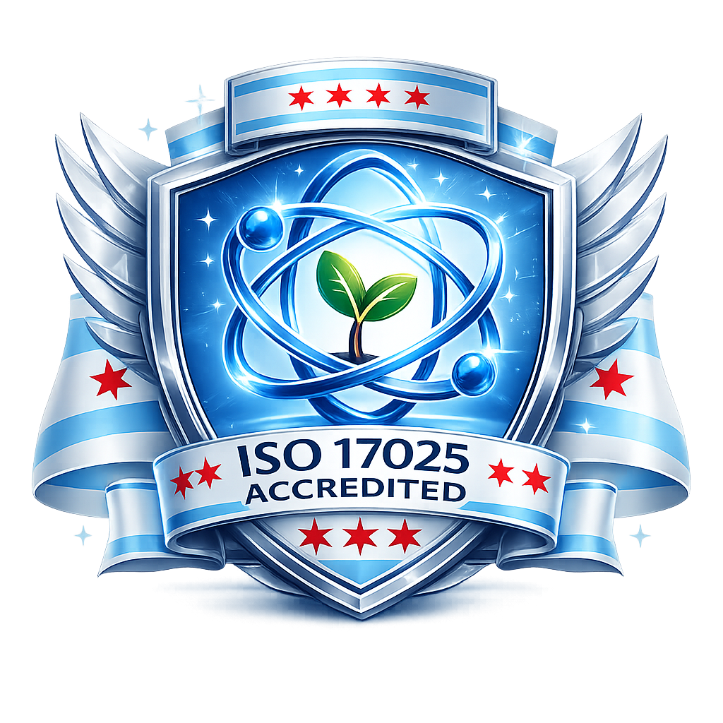 ISO 17025 Accredited — Chicago Area Lab